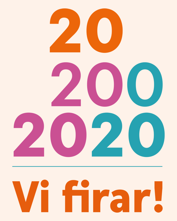 Jubileumsmärke 2020 Vi firar